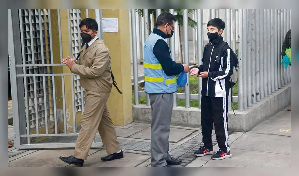 Necesidad. En colegios se debe reforzar bioseguridad. Foto: La República