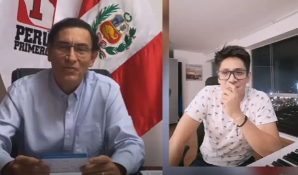 Martín Vizcarra dedicó unas palabras a Tito Silva tras su pegajoso villancico. Foto: captura de Facebook / Tito Silva Music