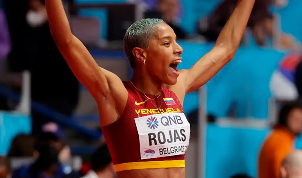 Yulimar Rojas logró una marca de 15,74. Foto: Twitter Yulimar Rojas Yulimar Rojas logró una marca de 15,74. Foto: Twitter Yulimar Rojas