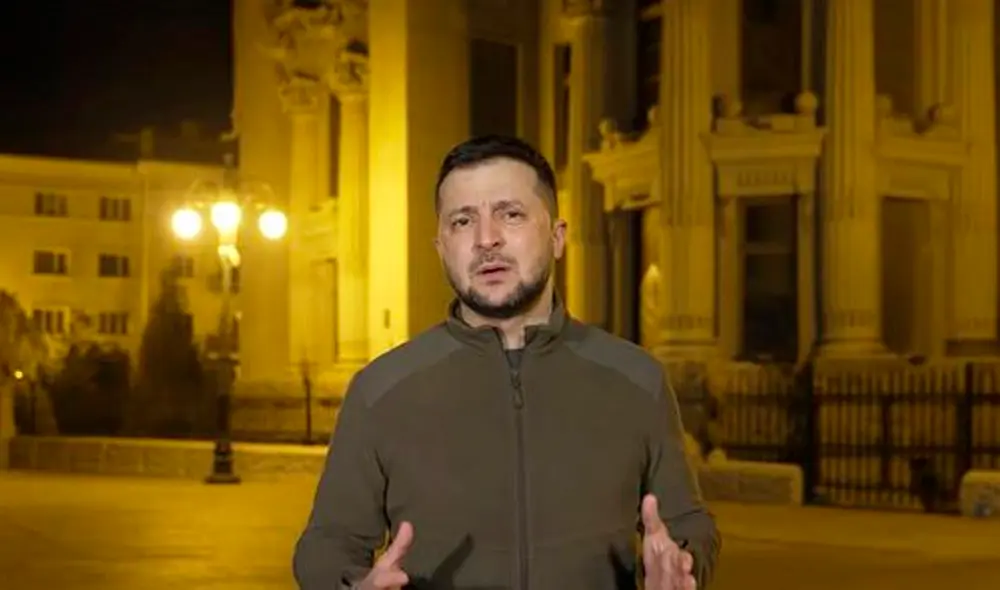 El mandatario ucraniano se dirigirá por videoconferencia este domingo por la tarde al Parlamento de Israel, país que intenta mediar entre Moscú y Kiev. Foto: AFP