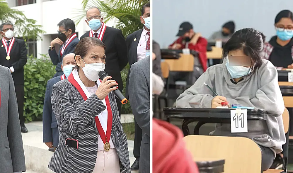 La rectora de San Marcos dijo que se “programará una nueva fecha para el examen de admisión” e indicó que redoblarán las medidas de seguridad. Foto: composición de La República/ UNMSM La rectora de San Marcos dijo que se “programará una nueva fecha para el examen de admisión” e indicó que redoblarán las medidas de seguridad. Foto: composición de La República/ UNMSM