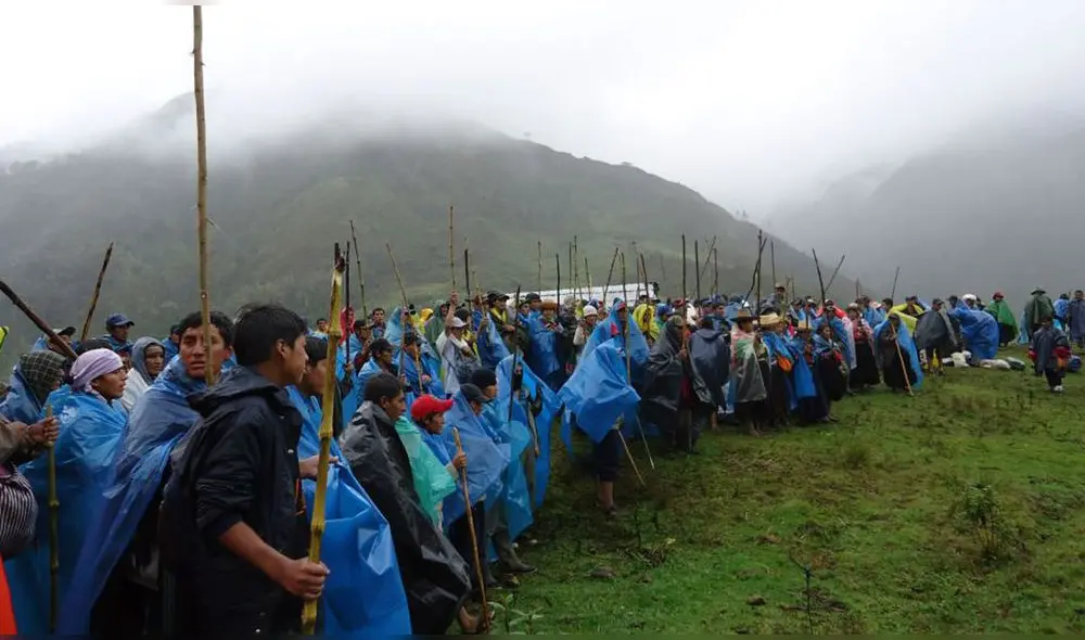 Comuneros de San Juan piden la protección de sus bosques ante actividad minera. Foto: archivo comunidad campesina de San Juan Comuneros de San Juan piden la protección de sus bosques ante actividad minera. Foto: archivo comunidad campesina de San Juan