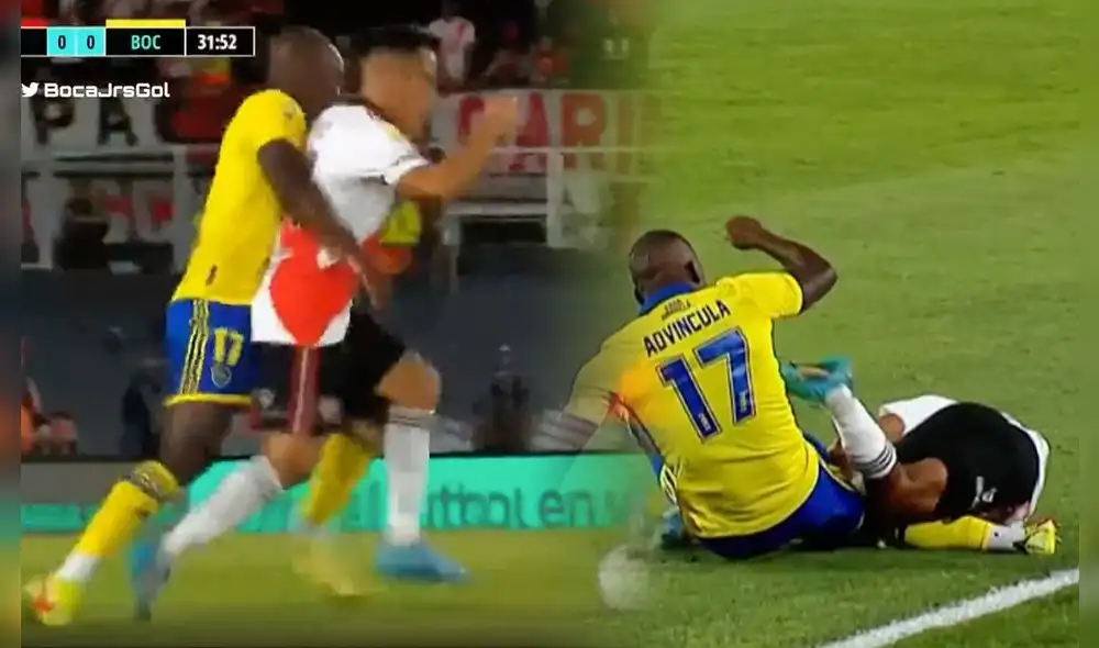 Advíncula y Zambrano son titulares en el superclásico. Foto: captura TyC Sports Advíncula y Zambrano son titulares en el superclásico. Foto: captura TyC Sports