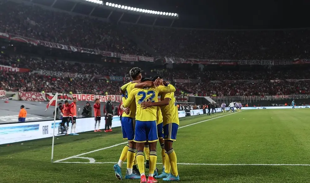 En el Monumental de Núñez, Boca Juniors se impuso a River Plate. Foto: EFE