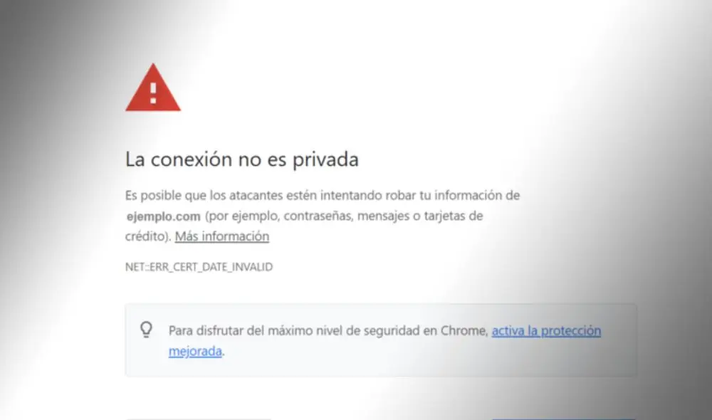 ¿Qué significa que la conexión no es segura y por qué solo me aparece en ciertas páginas web? Aquí la respuesta. Foto: Captura