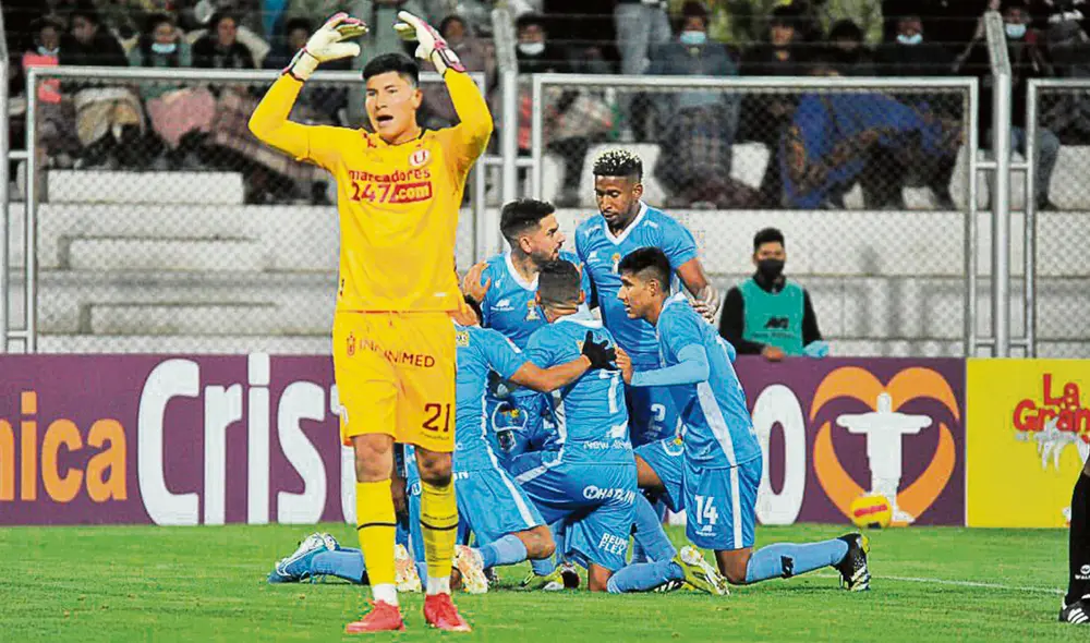 Los cremas empujaron en el tramo final del segundo tiempo; sin embargo, pese al esfuerzo, se fueron de Juliaca con las manos vacías. Foto: Binacional