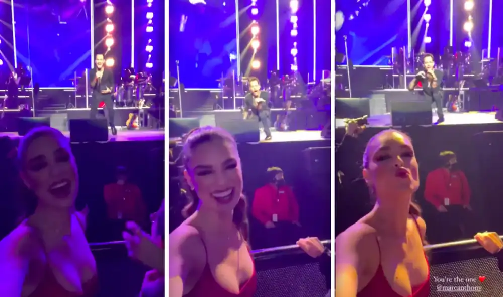 Marc Anthony confirmó su romance con la modelo paraguaya en redes sociales. Foto: captura Instagram Nadia Ferreira