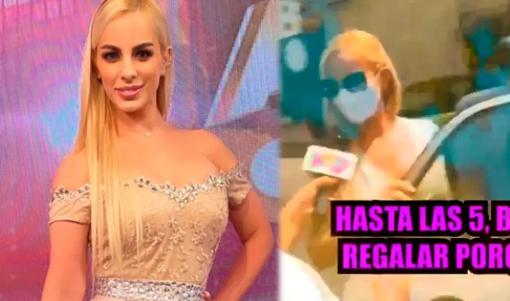 Dalia Durán empezó a trabajar. Foto: Instagram / captura Willax TV