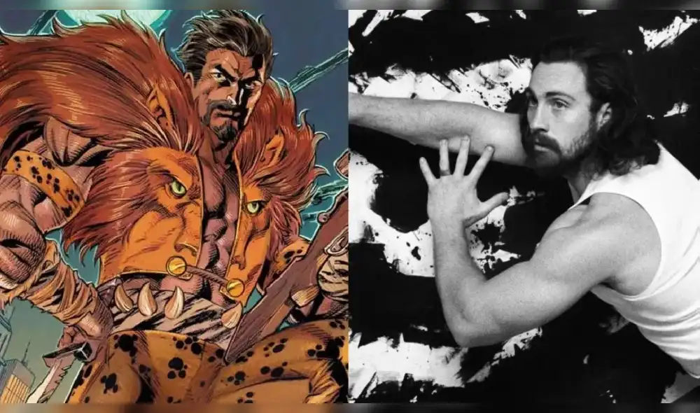 Se filtran imágenes de “Kraven, el cazador”, rodaje de la película con Aaron Taylor-Johnson. Foto: Composición / Marvel.