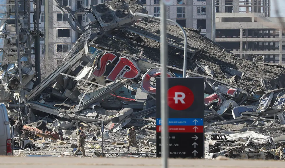 Kiev se encuentra asediada por Rusia. Foto: EFE Kiev se encuentra asediada por Rusia. Foto: EFE