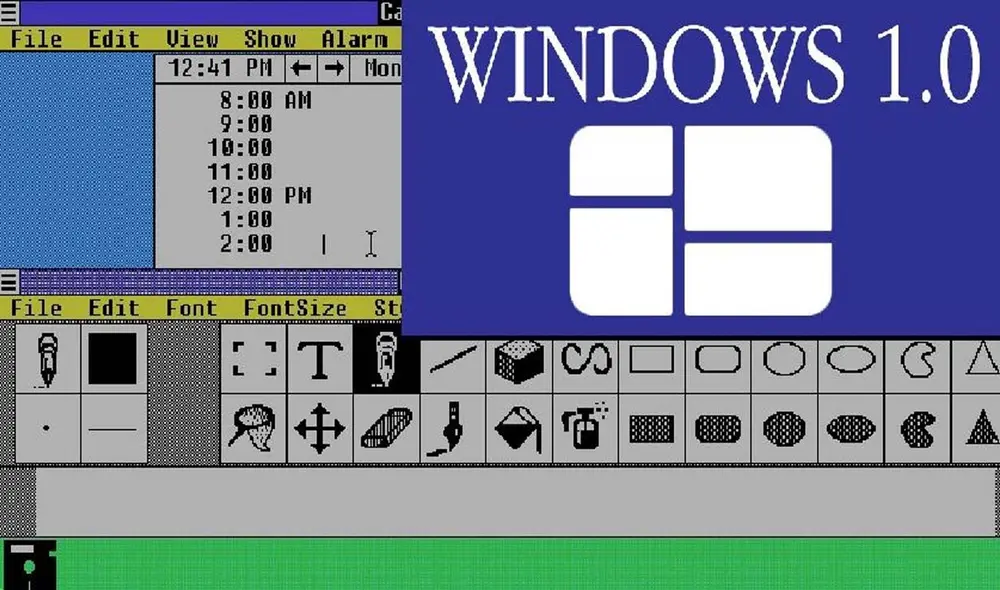 Windows 1.0 fue lanzado el 20 de noviembre de 1985. Foto: Muy Computer