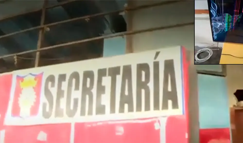 Director de la institución educativa en VES que hoy inicia clases presenciales sostiene que al parecer este asalto fue planeado. Foto: composición LR / captura Latina