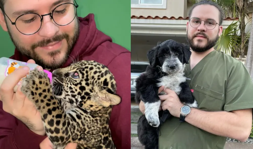 El famoso veterinario tiene más de cuatro millones de seguidores en su cuenta de TikTok. Foto: captura de TikTok El famoso veterinario tiene más de cuatro millones de seguidores en su cuenta de TikTok. Foto: captura de TikTok