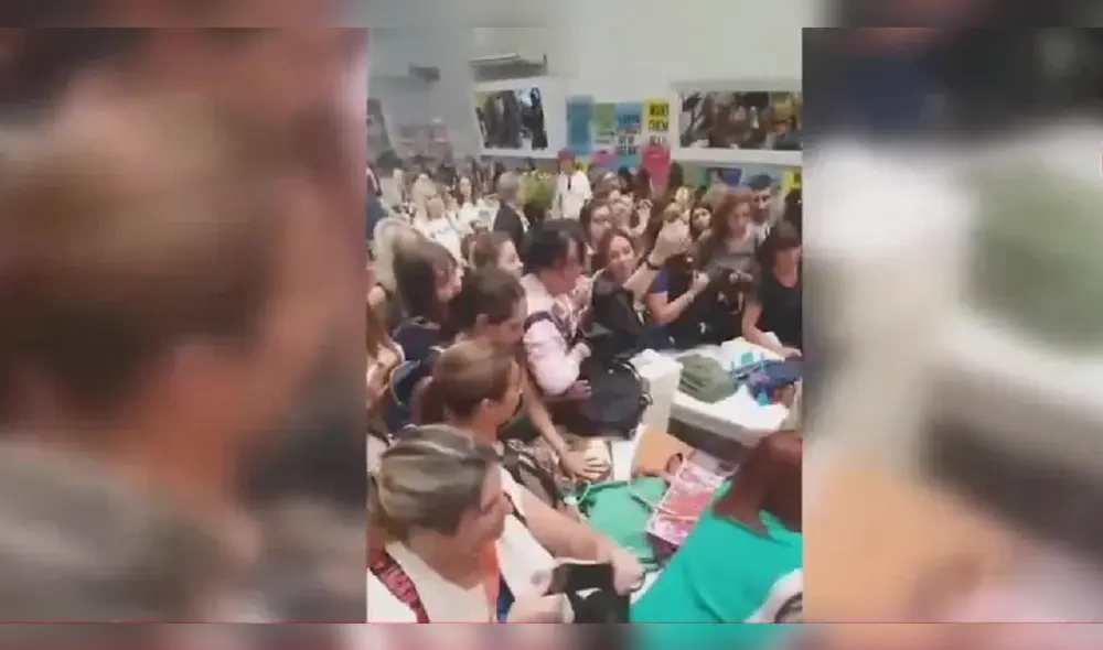 Imágenes y videos fueron compartidos en redes sociales. Foto: Captura de Video Imágenes y videos fueron compartidos en redes sociales. Foto: Captura de Video