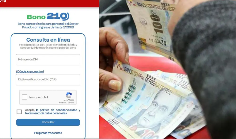 El bono de 210 soles podrá ser cobrado hasta el 31 de marzo por medio de las agencias del Banco de la Nación. Foto: EsSalud/Andina