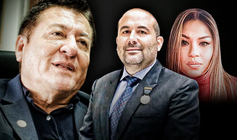 Hugo Chávez Arévalo aseguró no conocer a la empresaria Karelim López. “Solo la he visto en televisión”, expresó. Foto: composición de Gerson Cardoso/La República