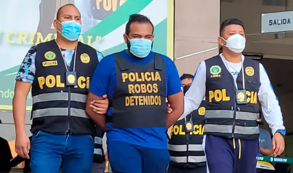 Delincuente afronta investigación por robo agravado, tenencia ilegal de armas de fuego y secuestro. Jessica Merino /  URPI-LR