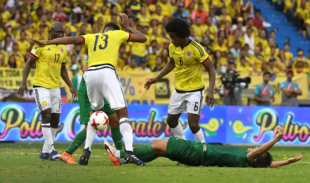En esta ocasión Colombia llega con ventaja ante Bolivia en puntuación para las eliminatorias a Qatar 2022. Foto: AFP