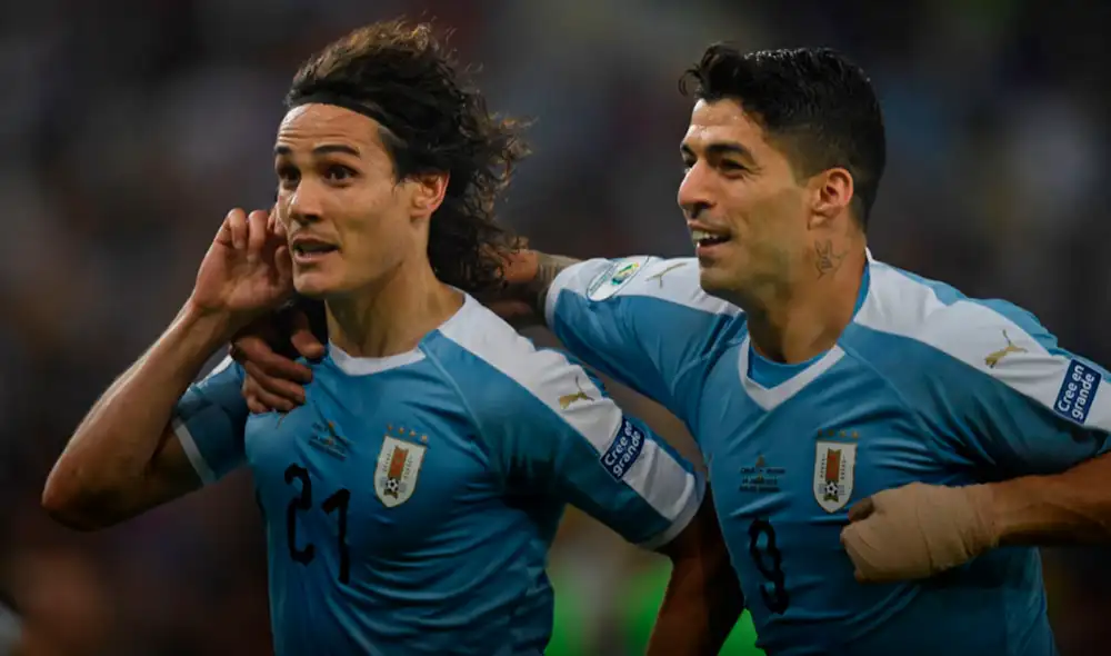 Edinson Cavani y Luis Suárez fueron convocados para las últimas fechas de Eliminatorias Qatar 2022. Foto: AFP Edinson Cavani y Luis Suárez fueron convocados para las últimas fechas de Eliminatorias Qatar 2022. Foto: AFP