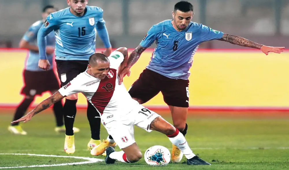 Perú y Uruguay empataron 1-1 en la primera rueda de las Eliminatorias Qatar 2022. Foto: AFP Perú y Uruguay empataron 1-1 en la primera rueda de las Eliminatorias Qatar 2022. Foto: AFP