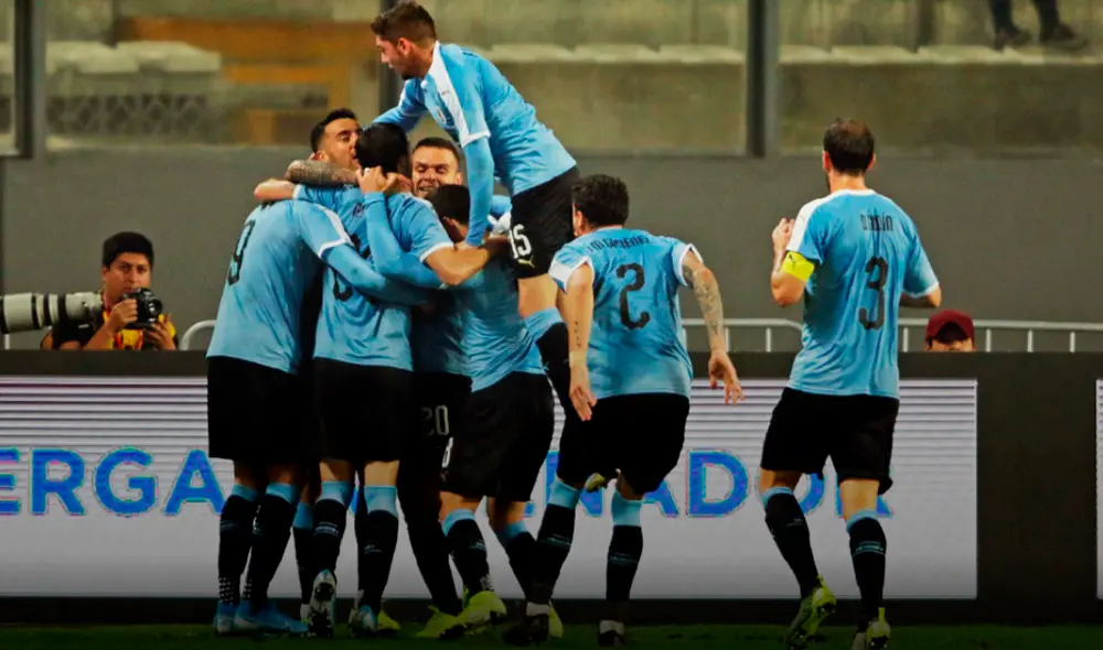 La selección uruguaya se ubica en la cuarta posición de las Eliminatorias Qatar 2022. Foto: EFE La selección uruguaya se ubica en la cuarta posición de las Eliminatorias Qatar 2022. Foto: EFE