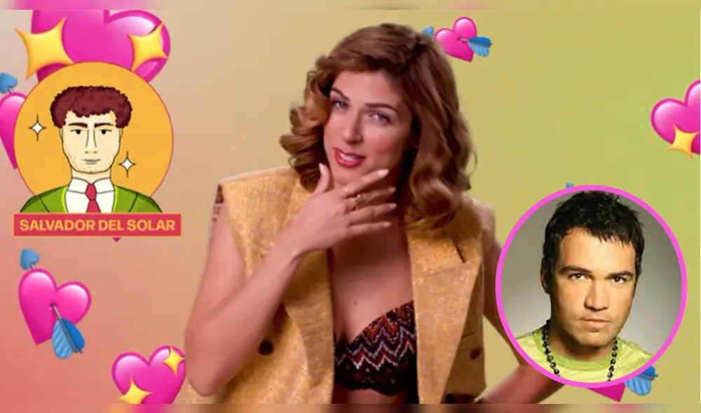 Stephanie Cayo comentó su ilusión con el conocido director de cine Salvador del Solar. Foto: composición/captura YouTube/Facebook