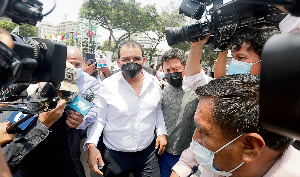 Audiencia. La Fiscalía deberá sustentar el peligro procesal para el impedimento de salida del país de Fray Vásquez Castillo. Foto: Félix Contreras/ La República