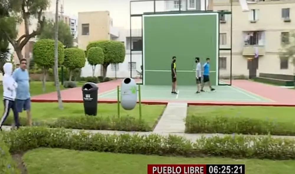 Vecinos que se hallan en contra del enrejado del parque Granada piden la intervención de la Municipalidad de Pueblo Libre. Foto: captura/Panamericana