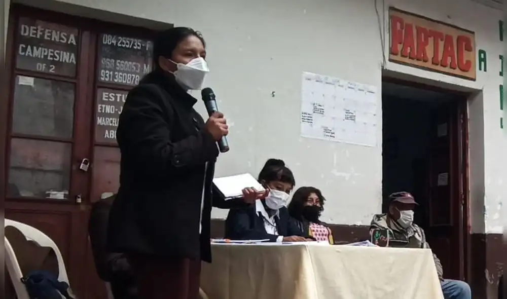 Organizaciones realizaron conferencia de prensa para informar posición. Foto: Alexander Flores/URPI