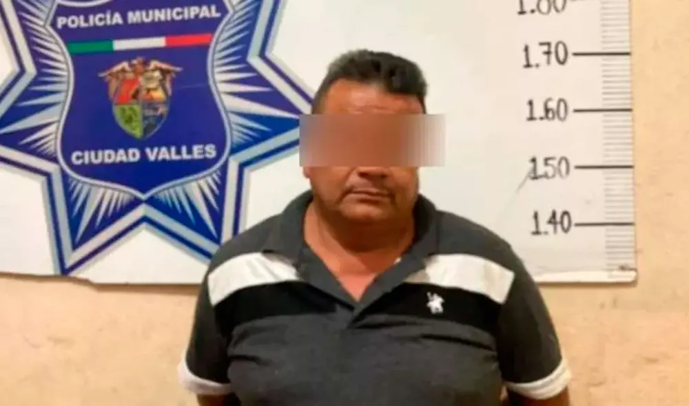 El padre de familia se entregó voluntariamente tras confesar el homicidio del joven de 22 años, pareja de su hija. Foto: Policía CD Valles El padre de familia se entregó voluntariamente tras confesar el homicidio del joven de 22 años, pareja de su hija. Foto: Policía CD Valles
