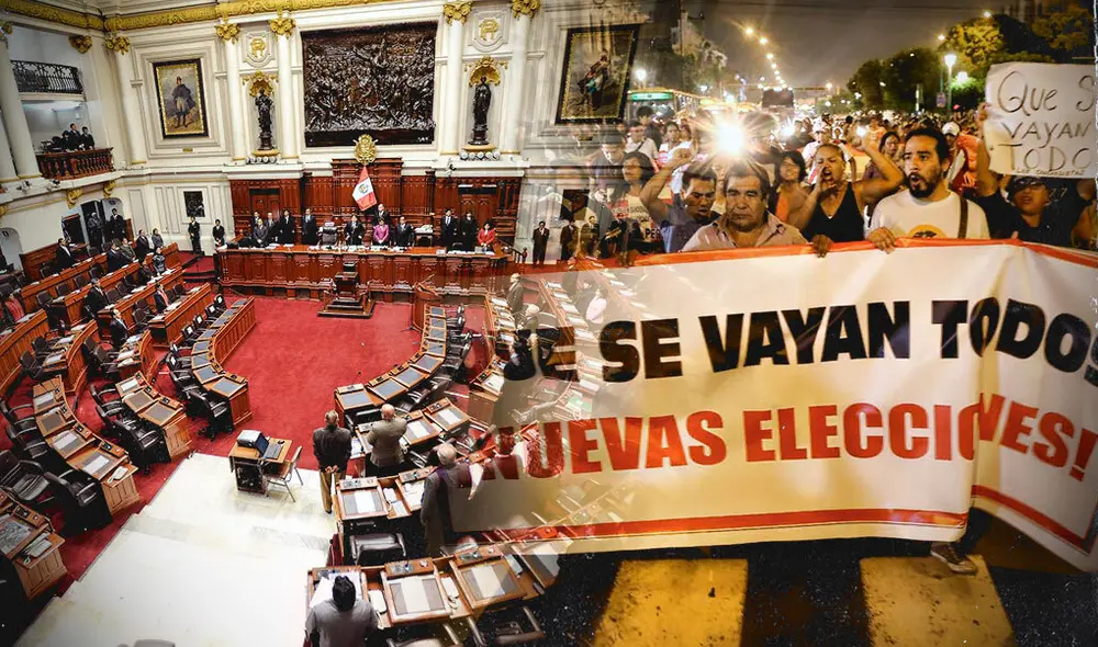 Según las encuestas, el Congreso y la Presidencia tienen baja aprobación de la población, lo cual refleja el hartazgo de la sociedad. Foto: composición Gerson Cardoso/La República