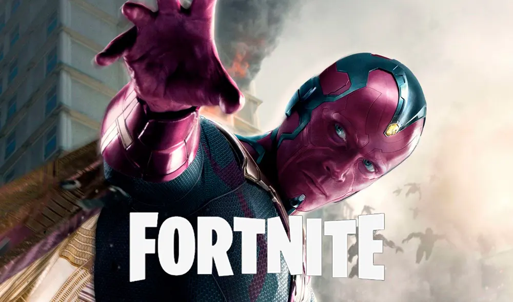 Hasta el momento, Epic Games aún no ha revelado más detalles sobre la posible llegada de Vision a Fortnite. Foto: Marvel - composición La República