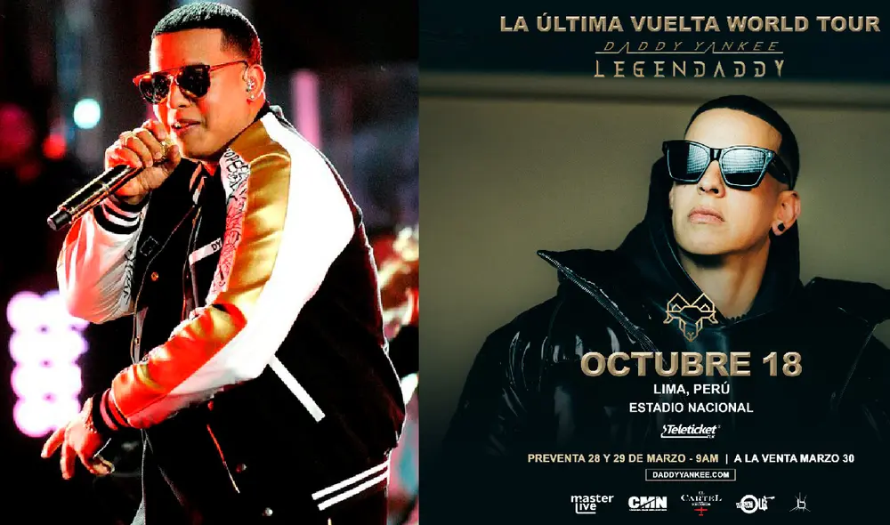 Daddy Yankee anunció su retiro de la música y su último show luego de 32 años de trayectoria. Foto: EFE