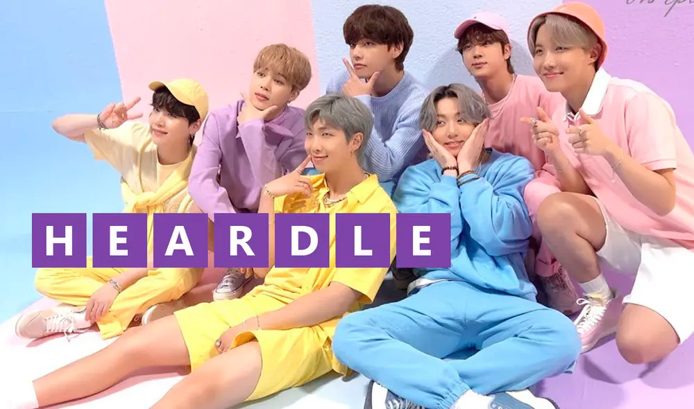 Desafía tu memoria auditiva con BTS Heardle. Foto: composición La República/BIGHIT