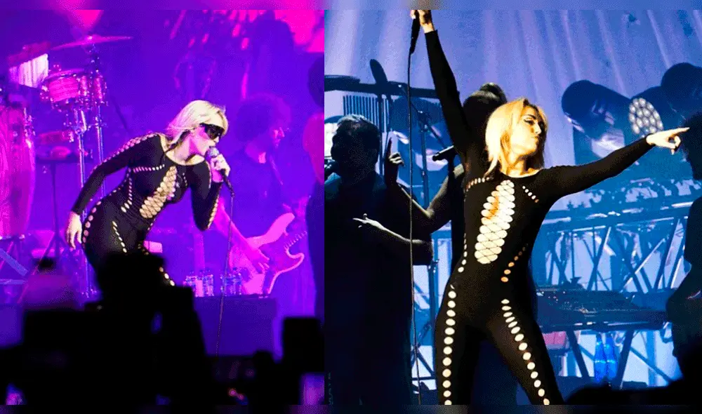 Miley Cyrus tuvo problemas durante su presentación en Colombia. Foto: composición Movistar Arena/Instagram