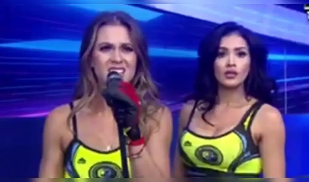 Johanna San Miguel le recomendó a Ducelia Echevarría no reclamar al Tribunal. Foto: captura América TV