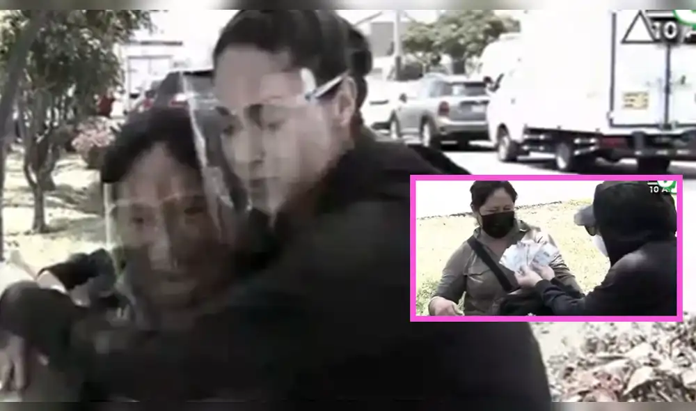 Melissa Loza entregó 1.000 soles a señora que vendía refresco de maracuyá en las calles. Foto: composición/captura América TV Melissa Loza entregó 1.000 soles a señora que vendía refresco de maracuyá en las calles. Foto: composición/captura América TV