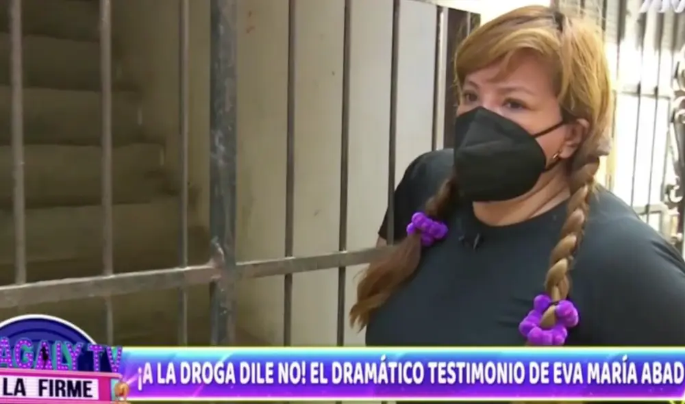 Eva María Abad conversó con las cámaras de Magaly TV. Foto: Magaly TV/captura Eva María Abad conversó con las cámaras de Magaly TV. Foto: Magaly TV/captura