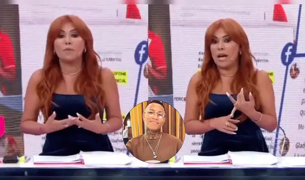 Andy Polo: Magaly Medina defendió a Génesis Alarcón por revelar audios del futbolista. Foto: composición captura ATV Andy Polo: Magaly Medina defendió a Génesis Alarcón por revelar audios del futbolista. Foto: composición captura ATV