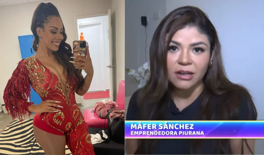 “Mirella Paz, me estafaste, te hiciste llamar mi amiga", dijo Mafer Sánchez, emprendedora afectada. Foto: Mirella Paz/Instagram, Magaly TV/captura