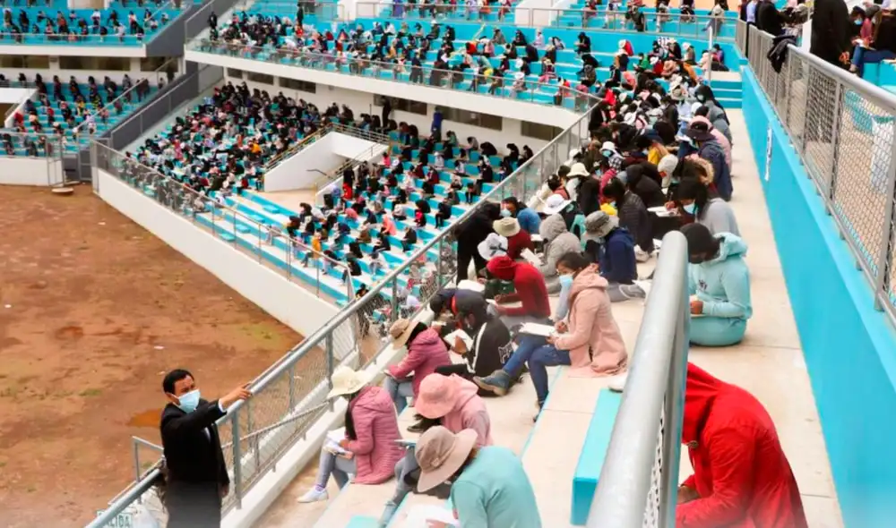 Investigan examen en UNA. Foto: UNA Puno Investigan examen en UNA. Foto: UNA Puno