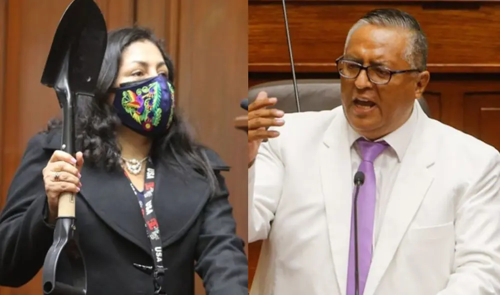 Karol Paredes cuestionó la labor de Hernán Condori en el Ministerio de Salud. "Se necesita personas con experiencia", dijo. Foto: composición/La República Karol Paredes cuestionó la labor de Hernán Condori en el Ministerio de Salud. "Se necesita personas con experiencia", dijo. Foto: composición/La República