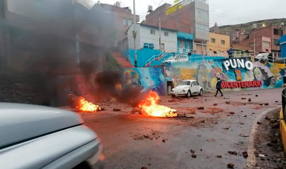Bloqueos en varios tramos de la avenida Circunvalación, Huáscar, entre otros. Foto: El Portal Universitario Bloqueos en varios tramos de la avenida Circunvalación, Huáscar, entre otros. Foto: El Portal Universitario