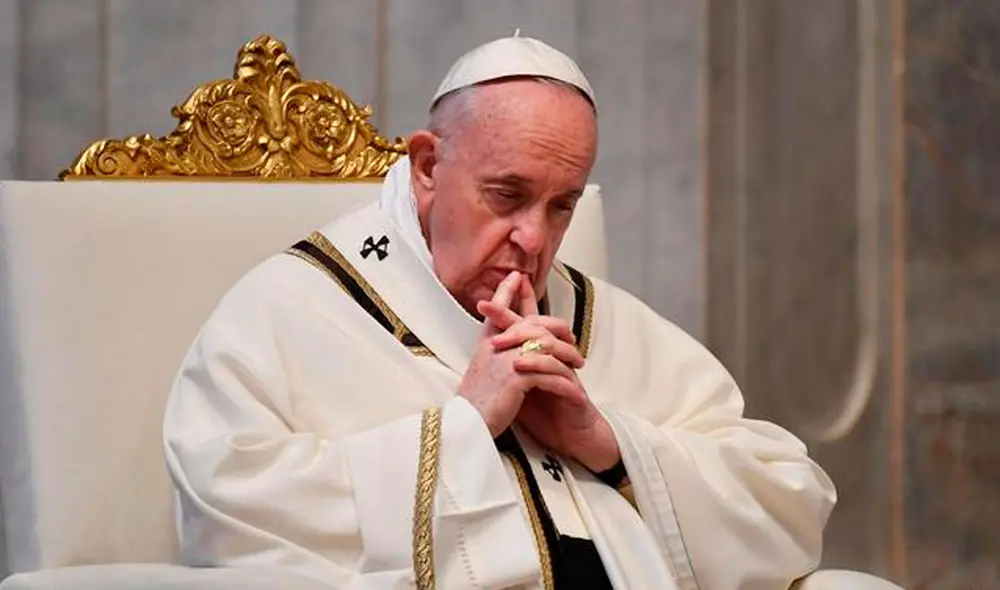 El papa recordó este miércoles a las víctimas y desplazados por el conflicto en Ucrania. Foto: AFP