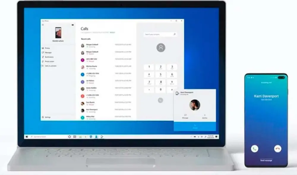 Necesitas instalar en tu PC la aplicación Tu teléfono creada por Microsoft. Foto: Betech