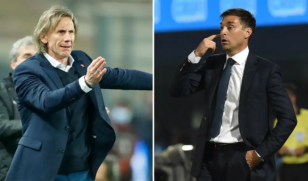 Ricardo Gareca y Diego Alonso pondrán a sus mejores jugadores. Foto: composición/ AFP