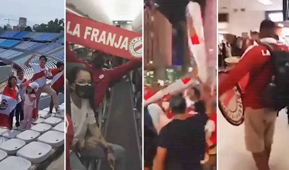 Los hinchas de la selección peruana viajan a Montevideo desde diversas partes de Sudamérica. Foto: captura de video/GLR