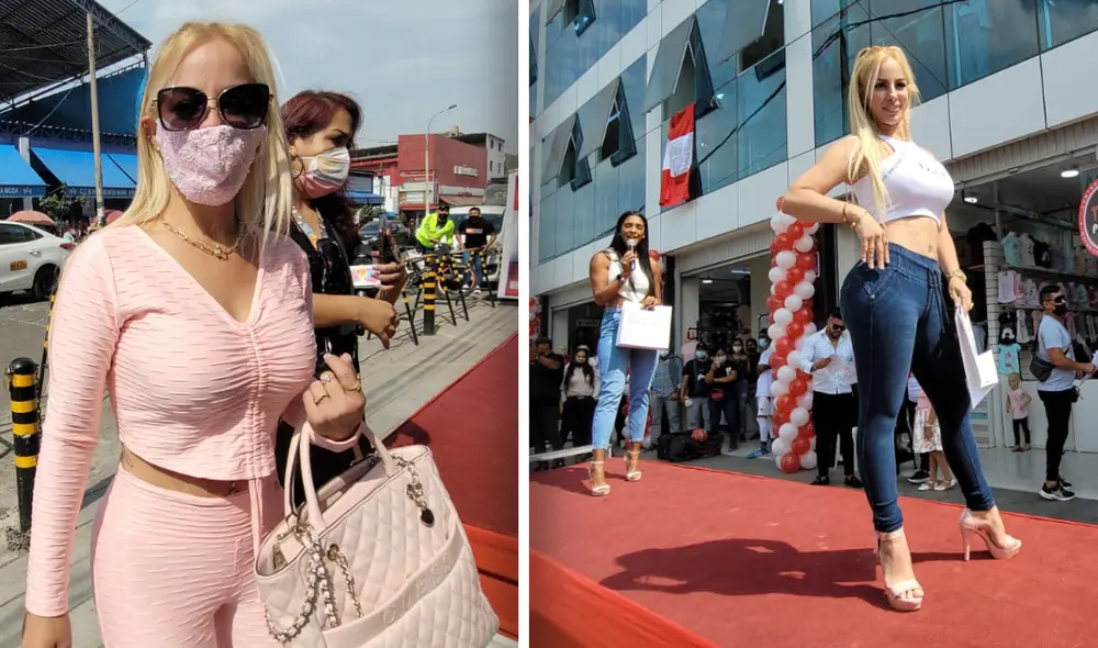 "Estamos contentas, disfrutando del desfile”, dijo Dalia Durán. Foto: Jessica Merino / URPI-LR "Estamos contentas, disfrutando del desfile”, dijo Dalia Durán. Foto: Jessica Merino / URPI-LR