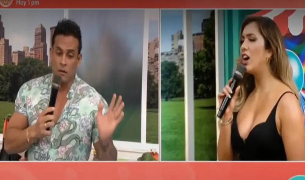 Christian Domínguez lamenta que se haya involucrado a su hijo. Foto: captura/América Tv