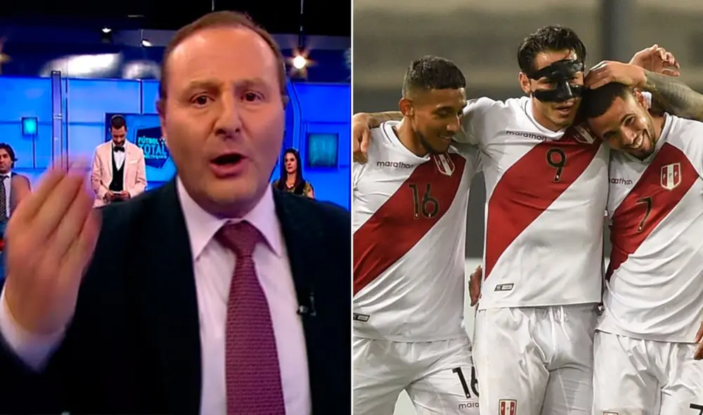 Gustavo Cherquis es un defensor entusiasta de la selección peruana desde hace algunos años. Foto: composición DirecTV Sports/EFE